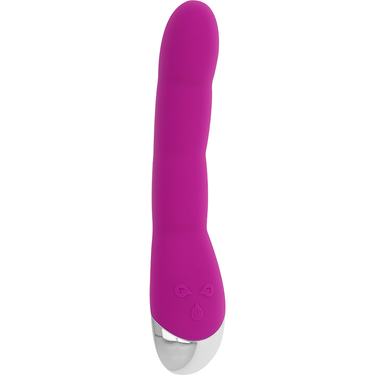 Vibratore Curvo G-Spot con 6 Vibrazioni e Ricarica USB Viola